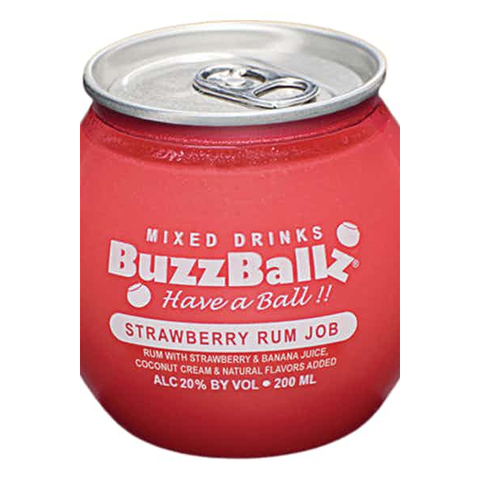 Buzzballz Strawberry Rum Job